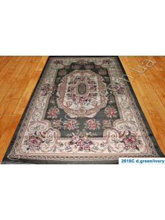 Ковер Super Elmas 2619C green-ivory